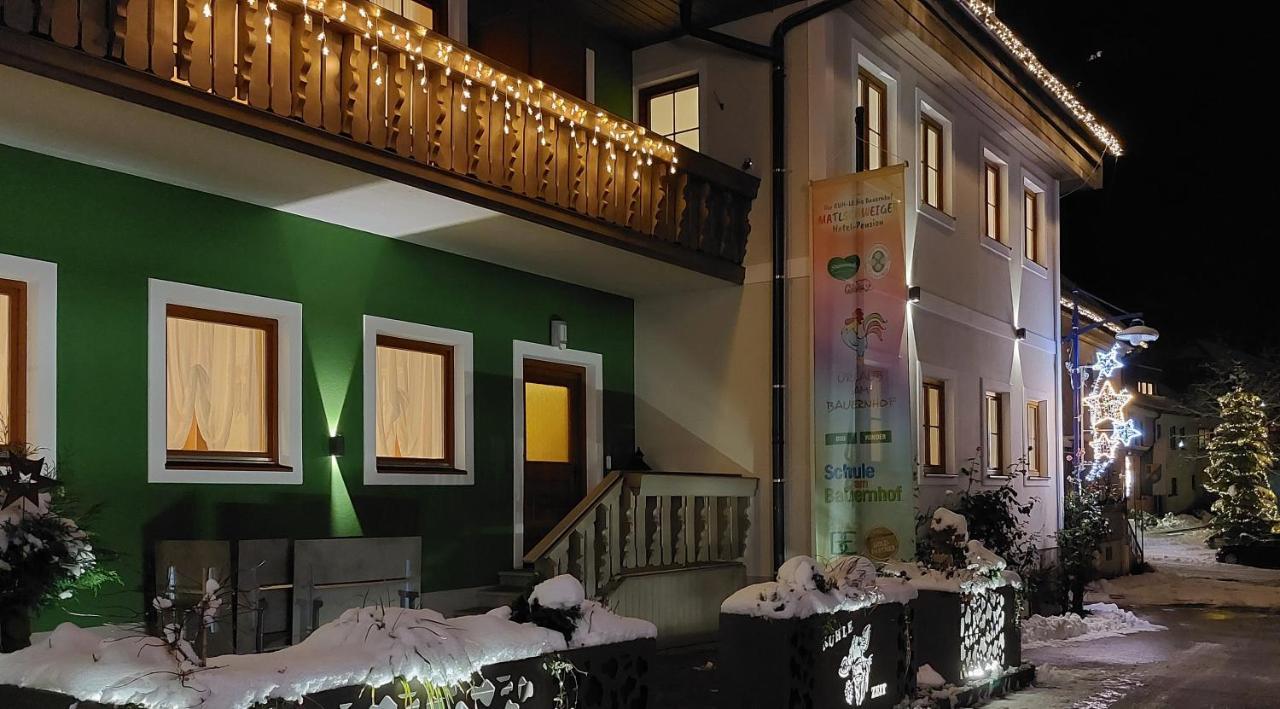 Bio-Bauernhof-Hotel Matlschweiger Lassing  Екстер'єр фото